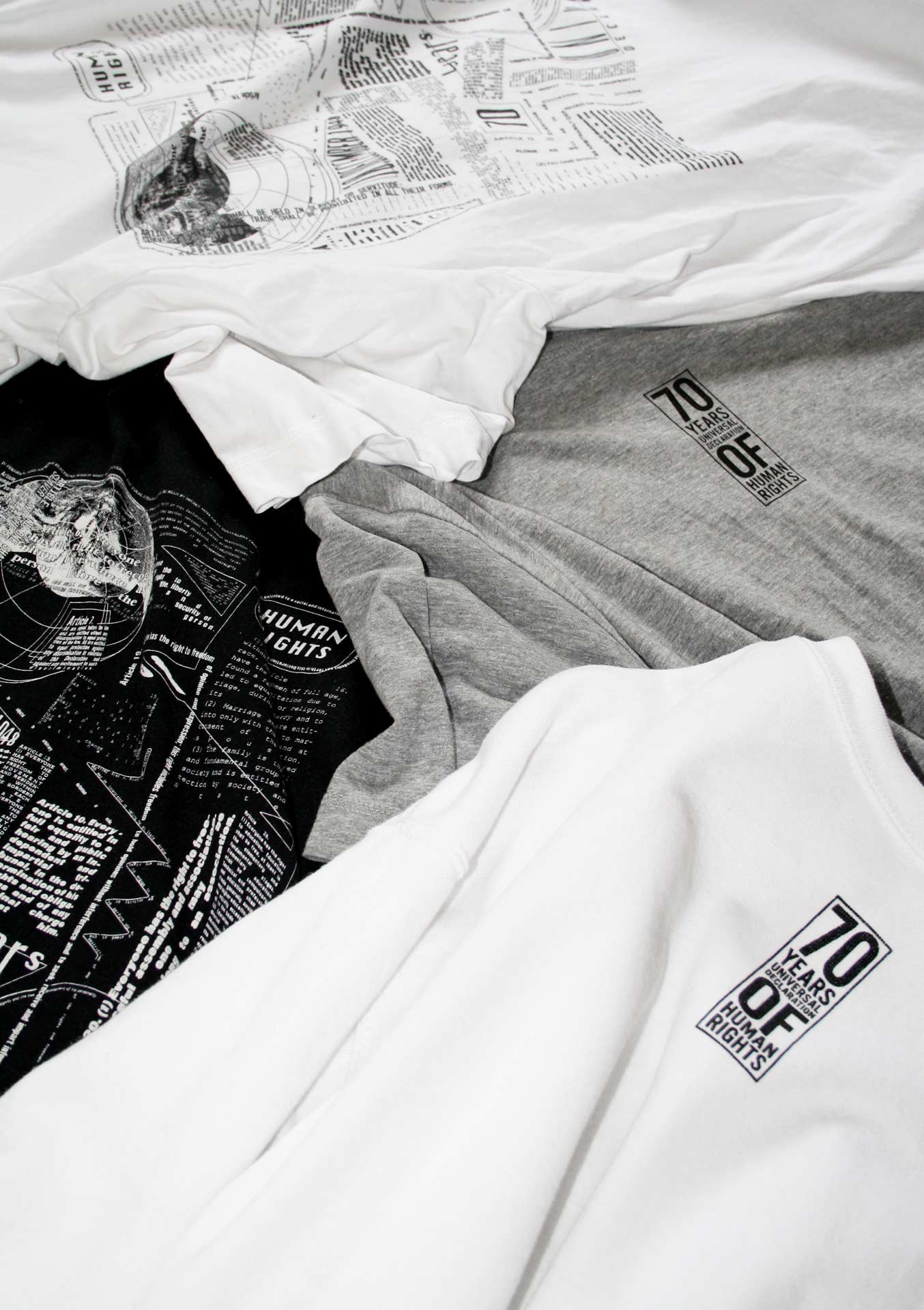 Campaign for 70 years universal declariation of human rights, everpress, apparell, Amnesty international